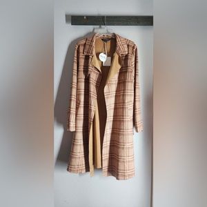 Davi and Dani Rust Colored Trench Coat NWT